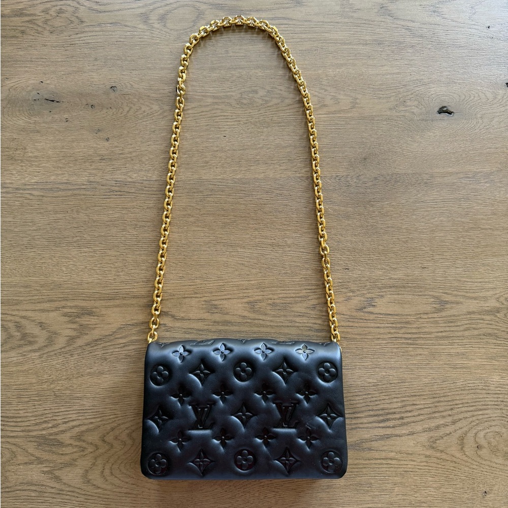 Louis Vuitton Pochette Coussin - Black